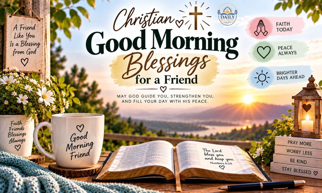 Christian Good Morning Blessings for a Friend