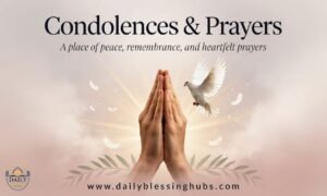 condolences and prayers