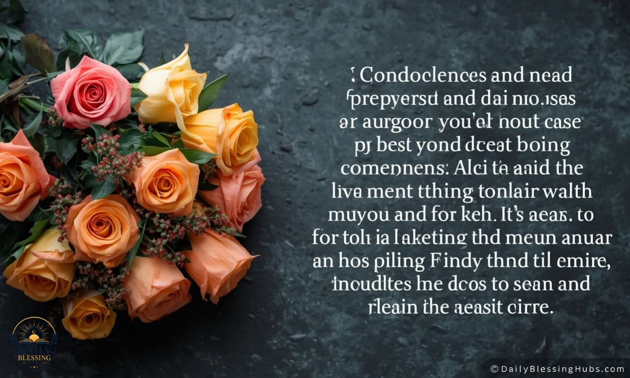 Condolences and Prayers for Someone You Cannot Visit
