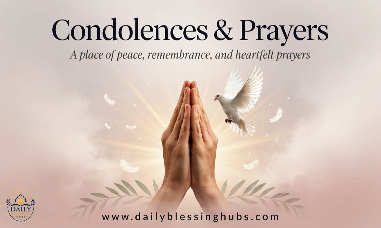 condolences and prayers