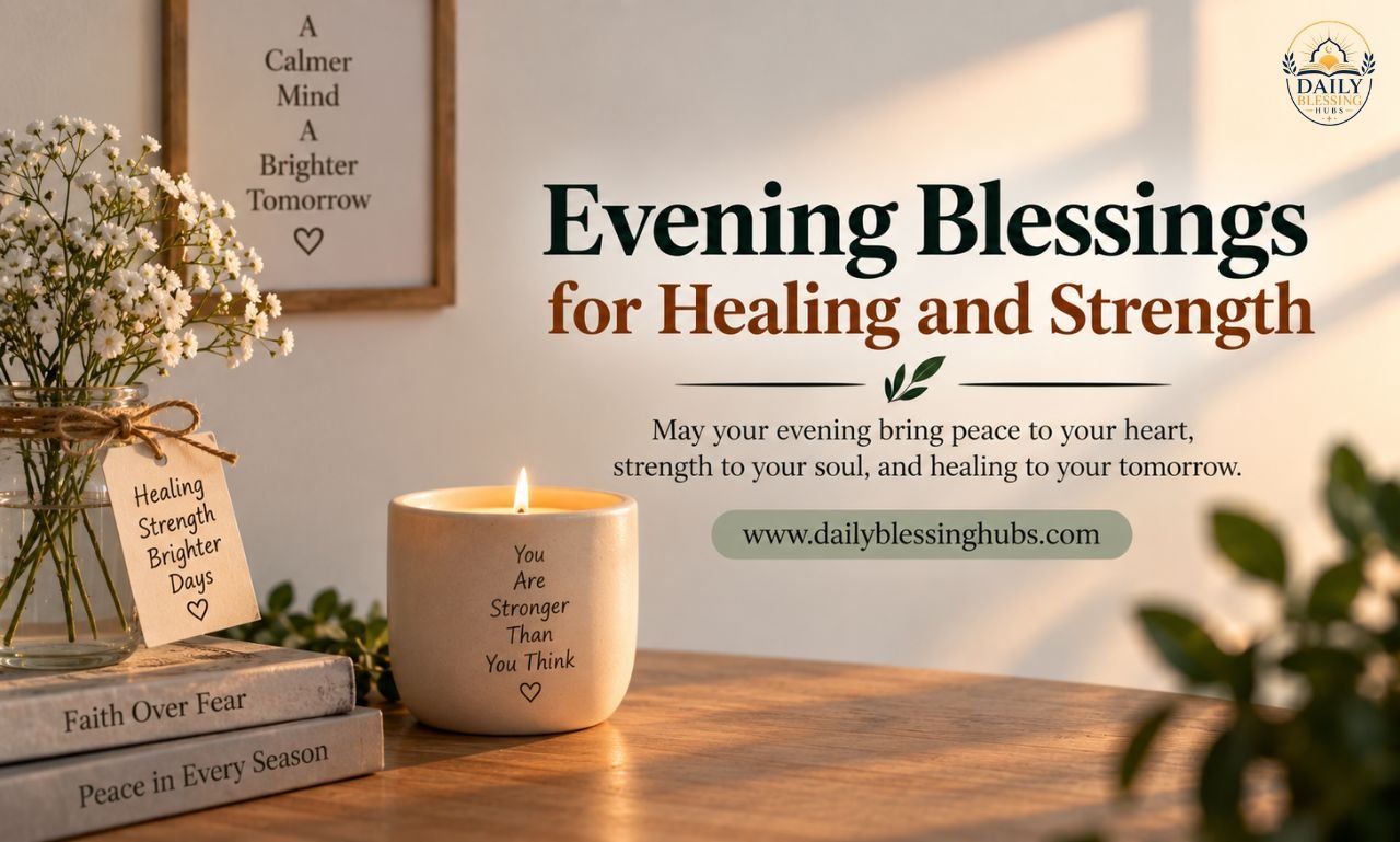 Evening Blessings for Healing and Strength