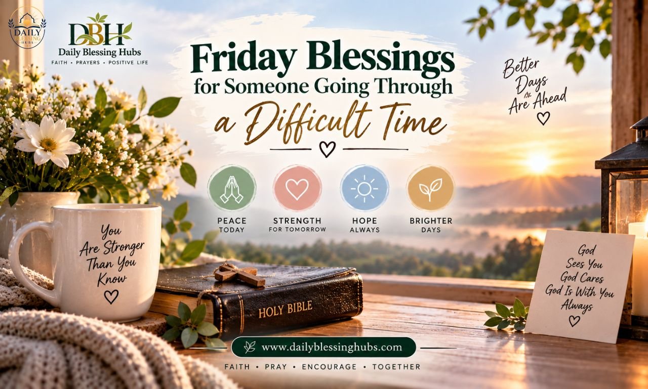 Friday Blessings for Someone Going Through a Difficult Time
