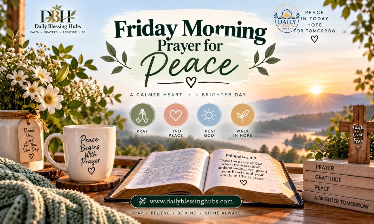 Friday Morning Prayer for Peace