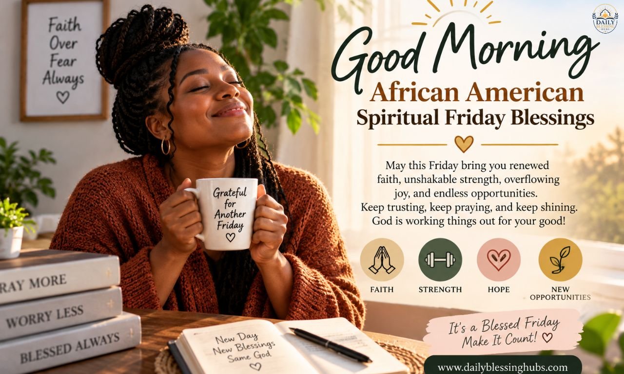 Good Morning African American Spiritual Friday Blessings