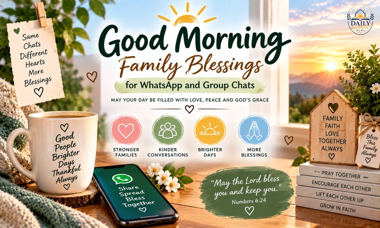 Good Morning Family Blessings for WhatsApp and Group Chats