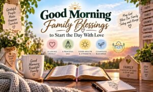 Good Morning Family Blessings to Start the Day With Love