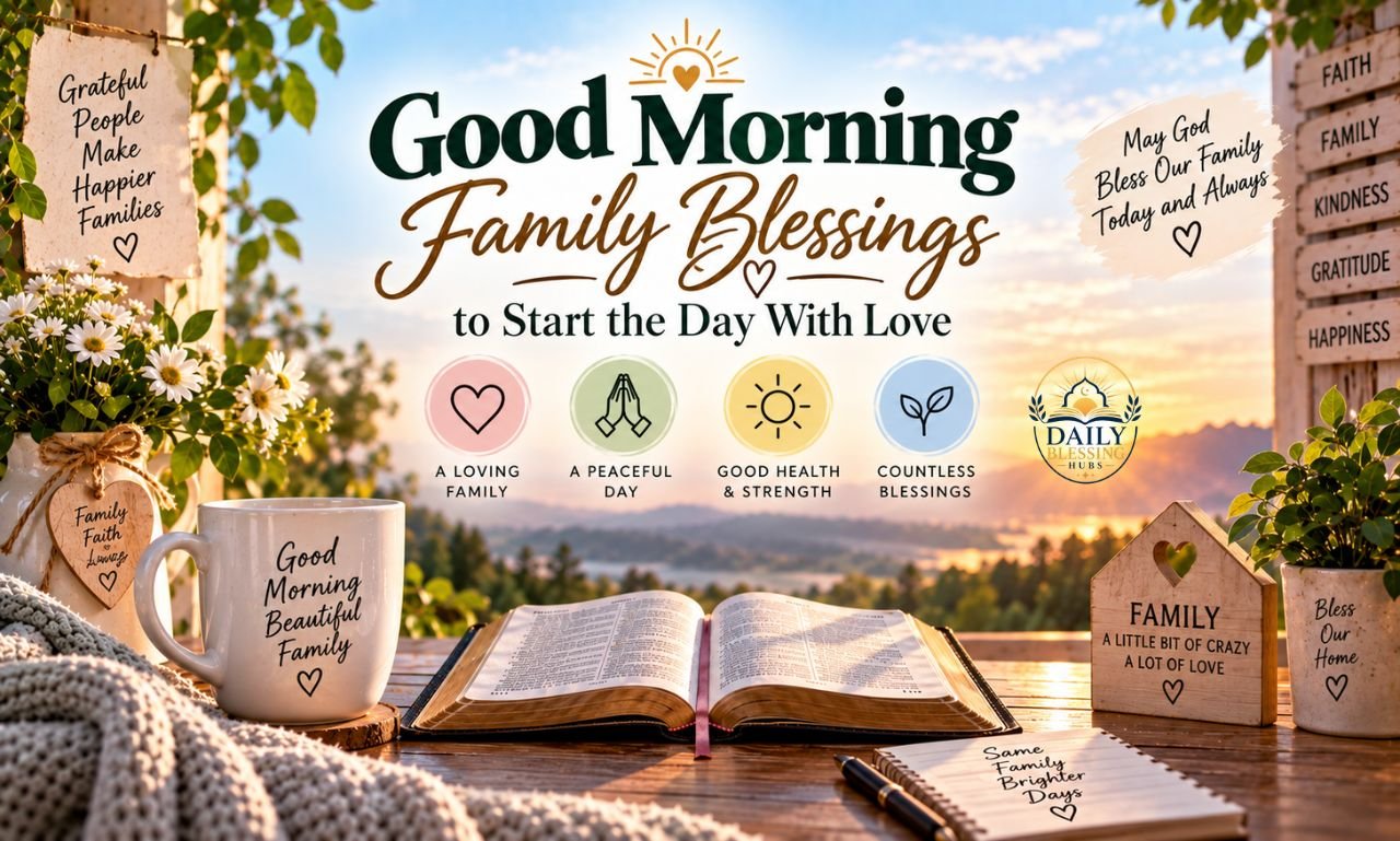 Good Morning Family Blessings to Start the Day With Love
