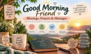 Good Morning Friend Blessings, Prayers & Messages