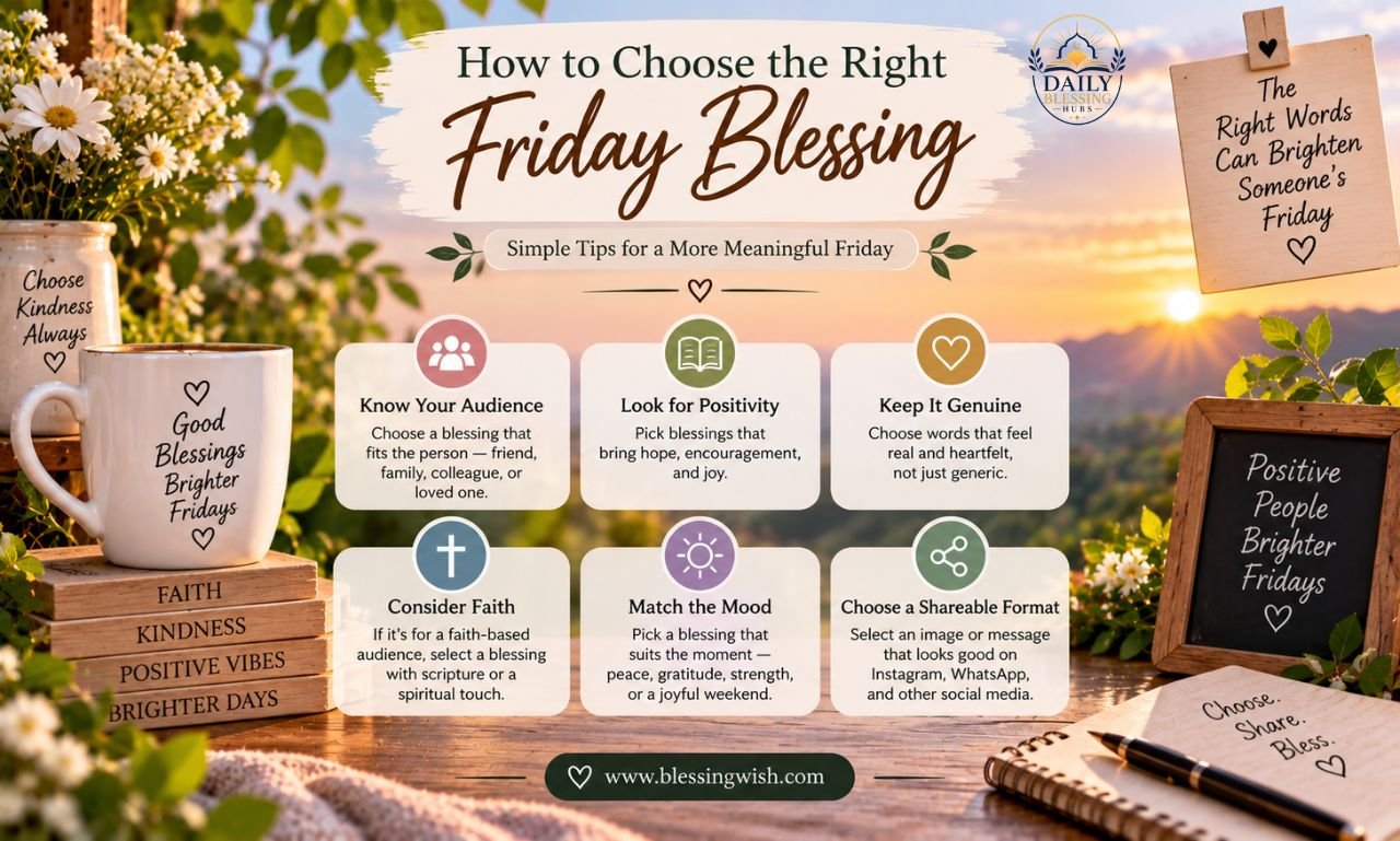 How to Choose the Right Friday Blessing