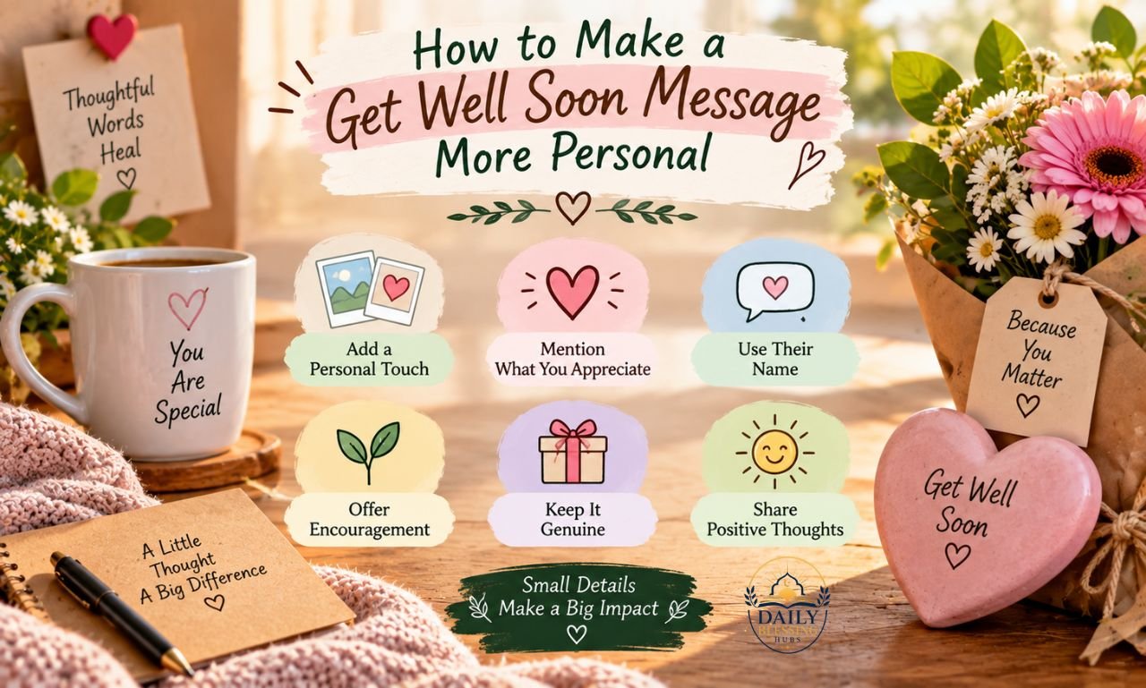 How to Make a Get Well Soon Message More Personal