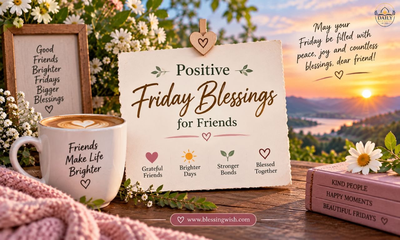 Positive Friday Blessings for Friends