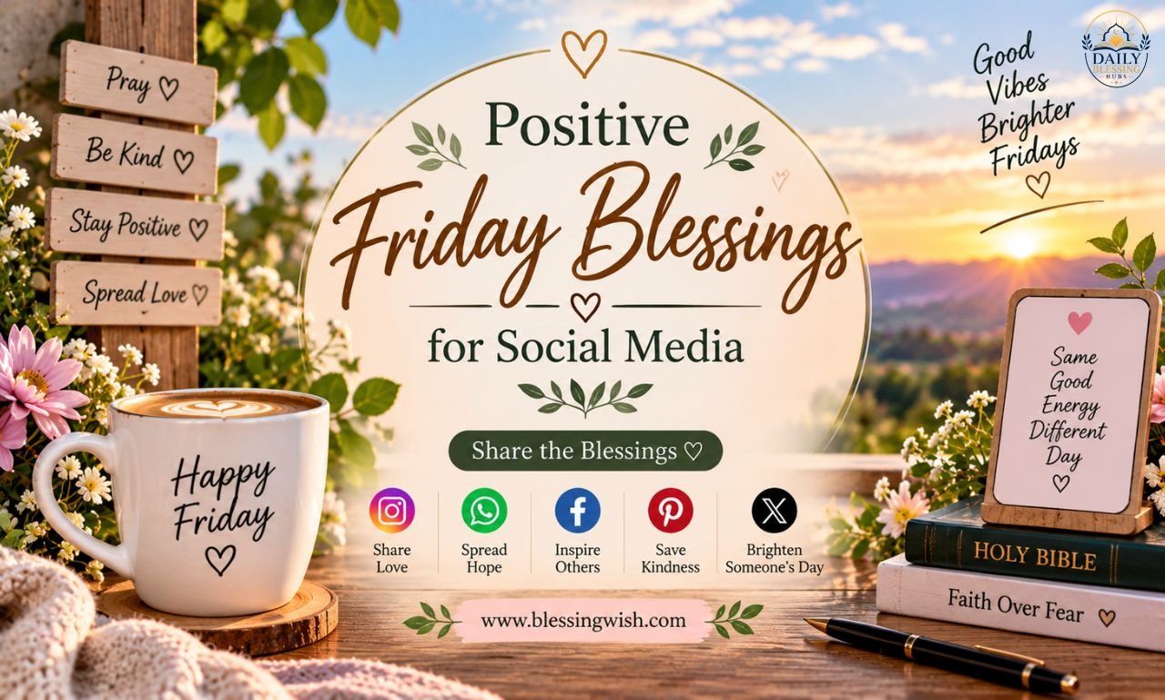 Positive Friday Blessings for Social Media