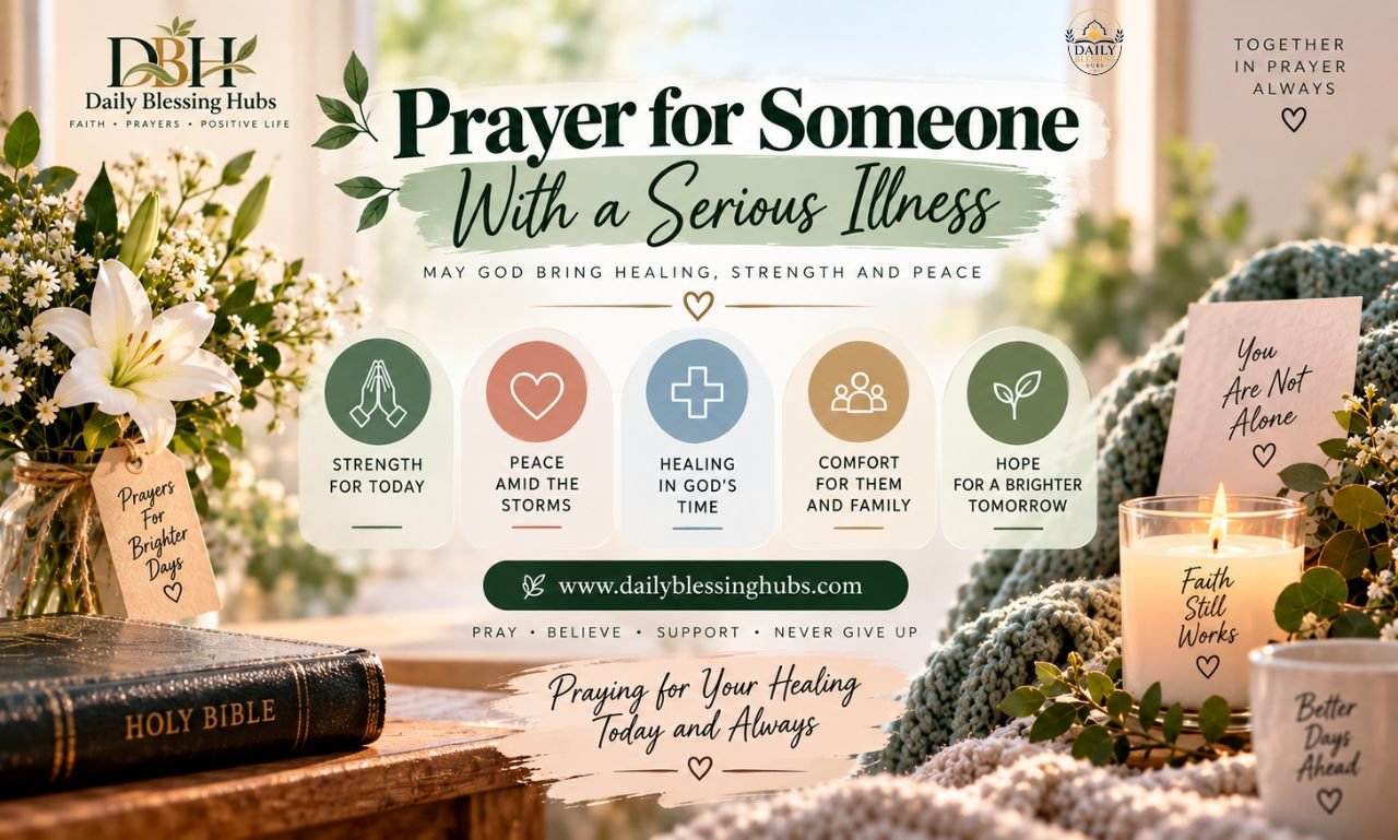 Prayer for Someone With a Serious Illness
