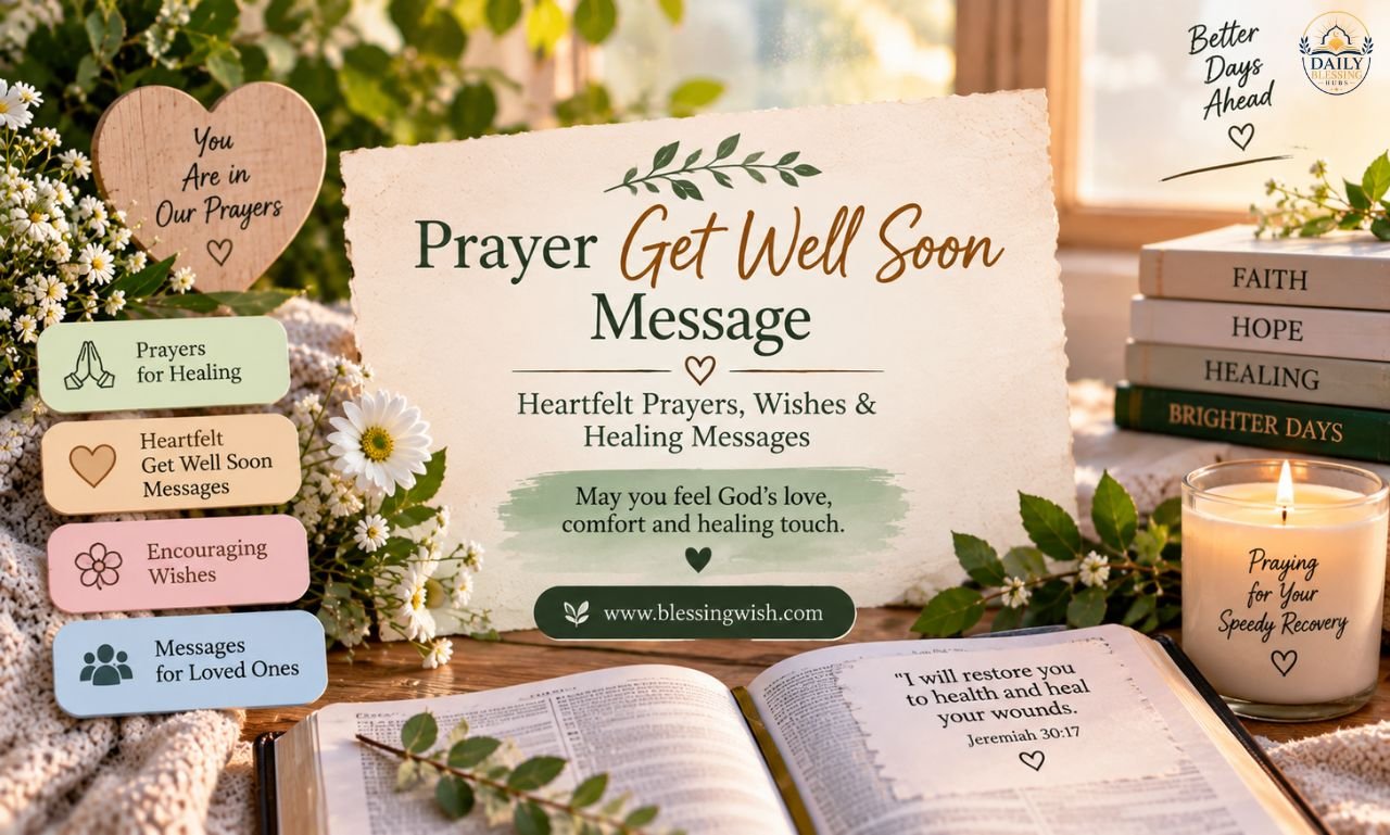 Prayer Get Well Soon Message: Heartfelt Prayers, Wishes & Healing Messages