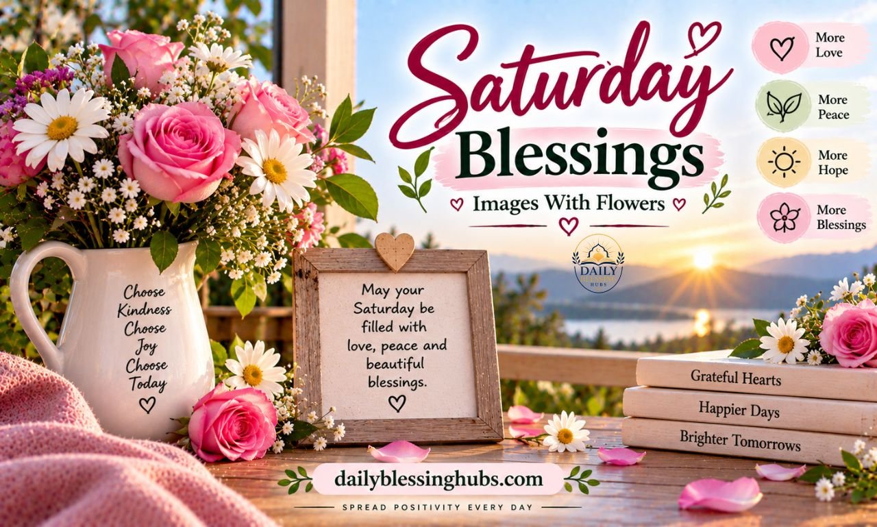 Saturday Blessings Images With Flowers