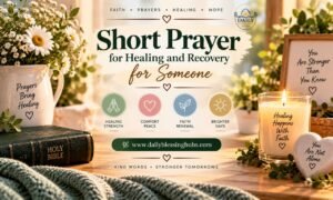 Short Prayer for Healing and Recovery for Someone