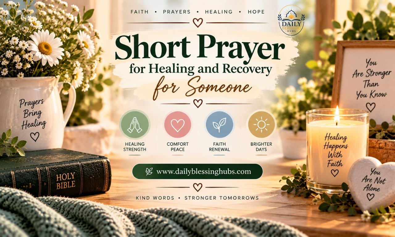 Short Prayer for Healing and Recovery for Someone